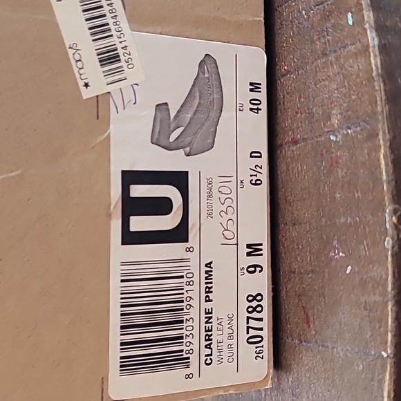 White Clarks Artisan Wedge - Picture 4 of 6